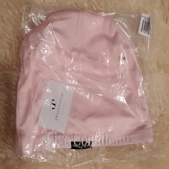 GRACE ELEYAE The Slap Satin-lined Cap Bonnet Pink - Picture 4 of 7